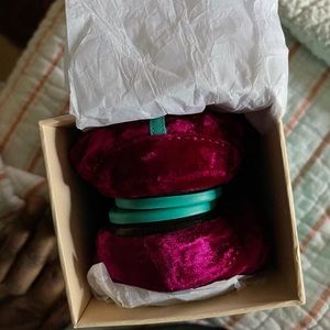 Tieks Tyrian Velvet size 10, new Ballet Flats